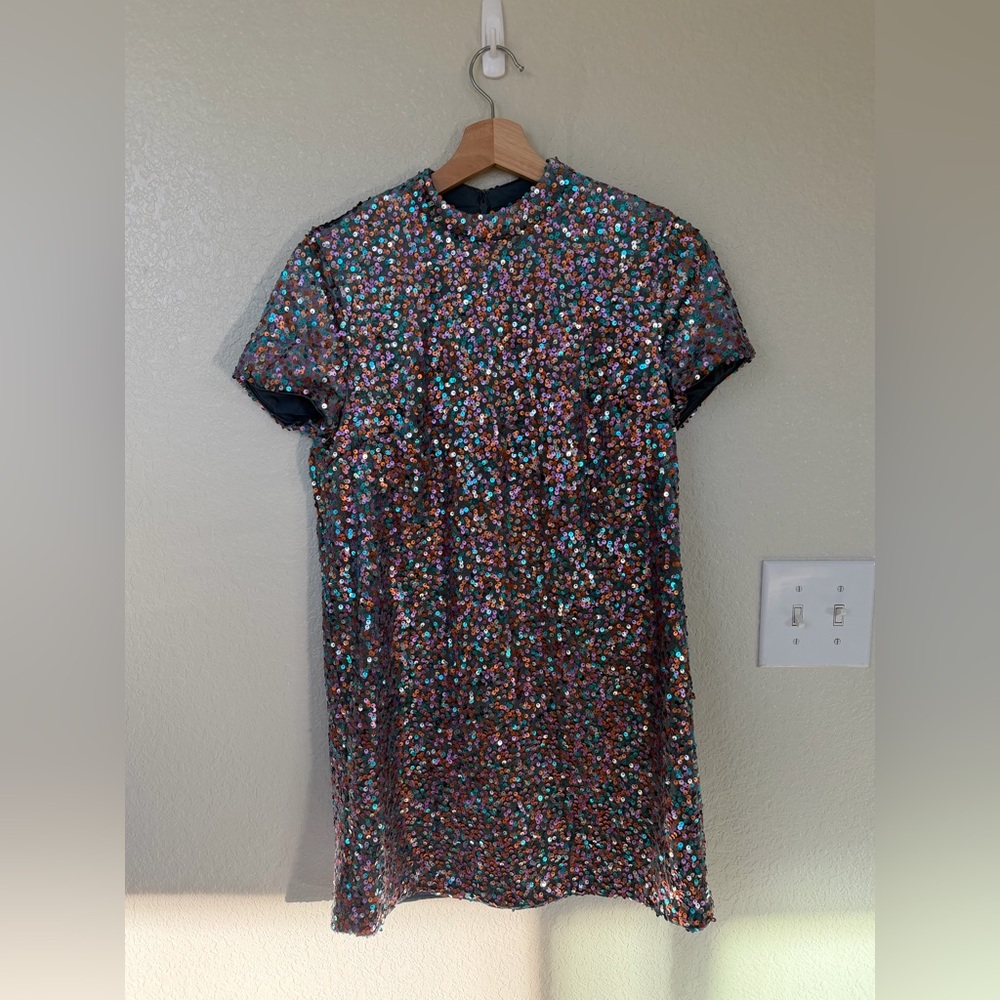 Superdry Multicolor Sequin Mini Dress